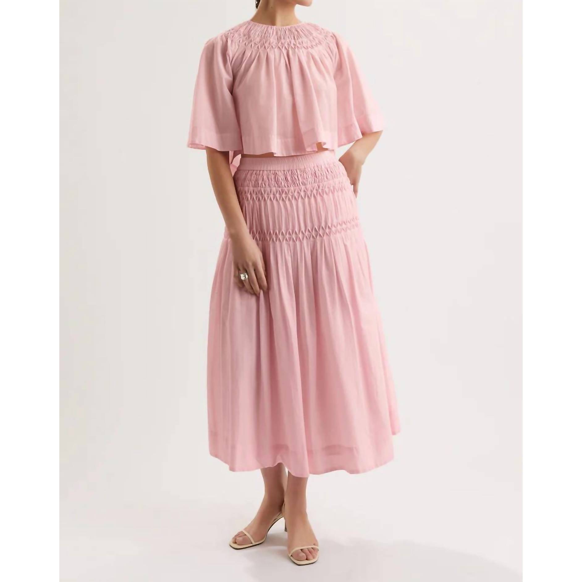 New Merlette Lahza Ankle Skirt In Lotus